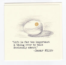 Load image into Gallery viewer, 4 Pack of Blank Greeting Cards - Oscar Wilde Quotes