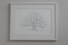 Load image into Gallery viewer, Framed fingerprint tree