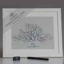 Load image into Gallery viewer, Friends & Family Tree - Large Oak Framed