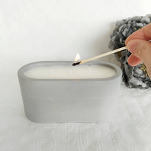 Load image into Gallery viewer, Ceramic candle holder - 3 wick candle