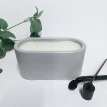 Load image into Gallery viewer, Ceramic candle holder - 3 wick candle