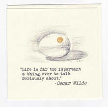 Load image into Gallery viewer, 4 Pack of Blank Greeting Cards - Oscar Wilde Quotes
