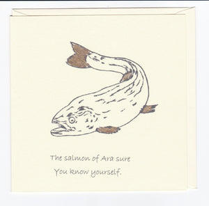 'The Salmon of...' Greeting Card