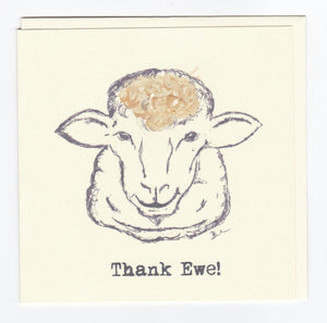 'Thank Ewe!' Greeting Card