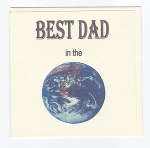 'Best Dad' Greeting Card