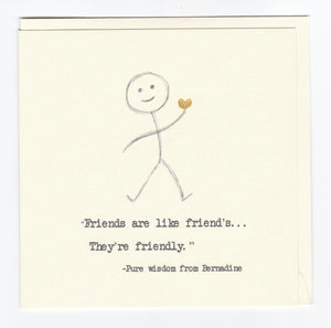 'Friends...' Greeting Card