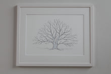 Load image into Gallery viewer, Framed fingerprint tree
