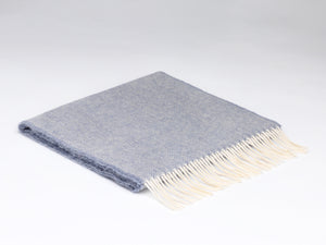 SMOKE HERRINGBONE SCARF