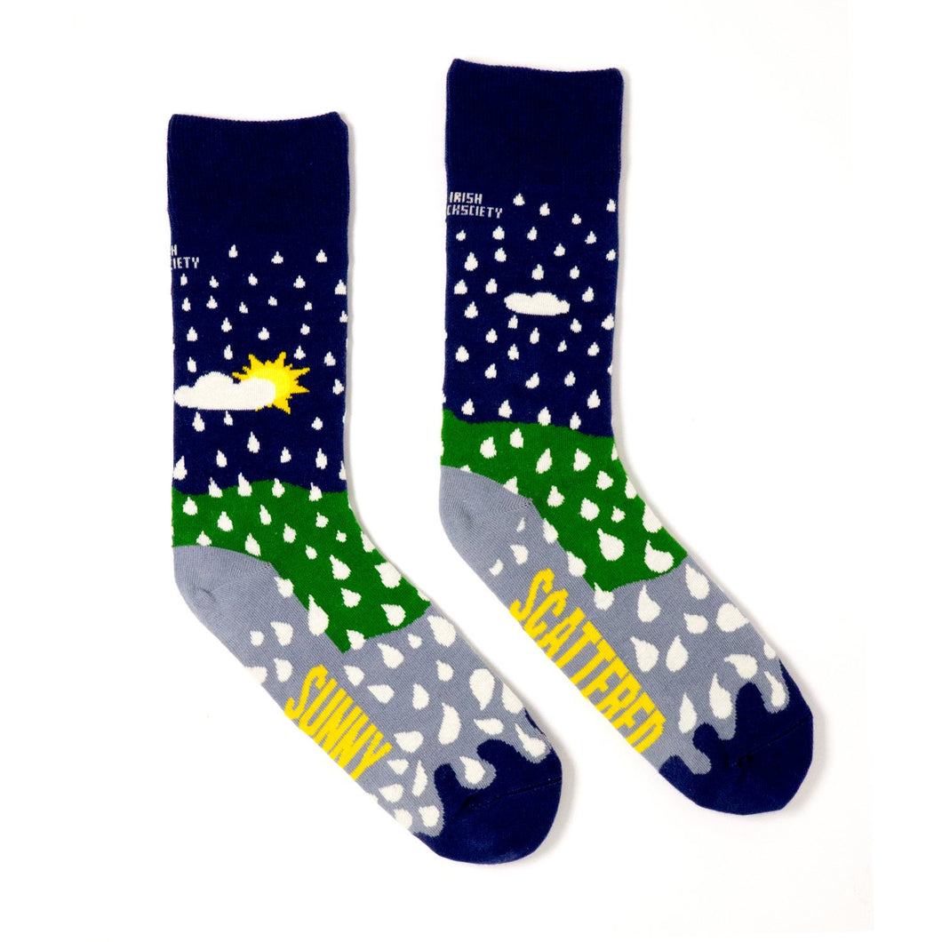 Sunny Spells Scattered Showers Socks