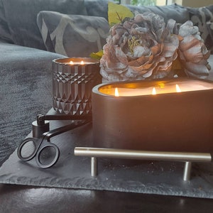 Ceramic candle holder - 3 wick candle