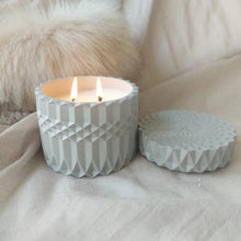 Load image into Gallery viewer, Gray ceramic jar with lid
